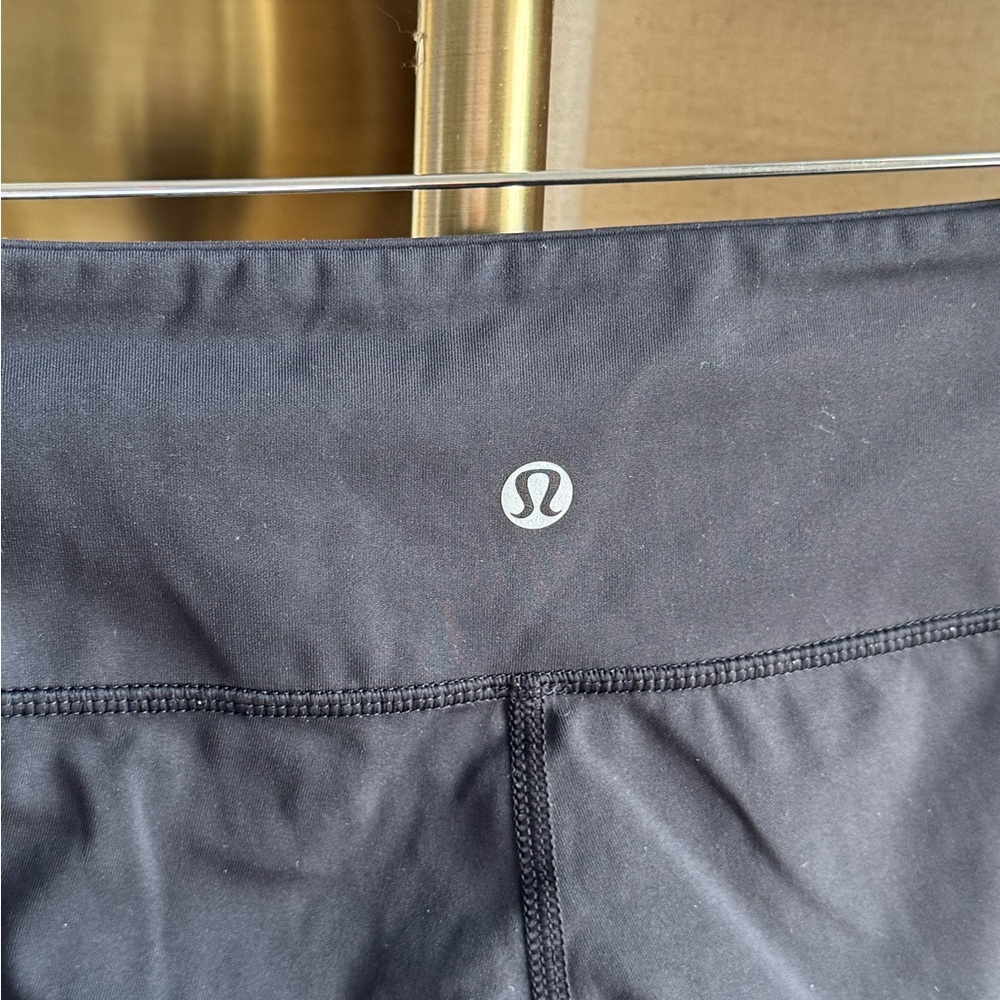 Lululemon Black Cropped Leggings | 6 - Picture 3 of 4
